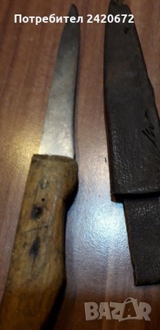Много  стар  кован нож, снимка 1 - Антикварни и старинни предмети - 35956318
