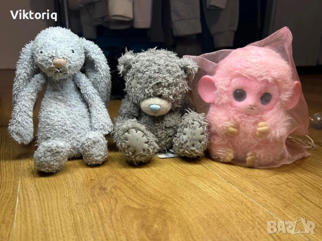 Плюшено мече и маймунка