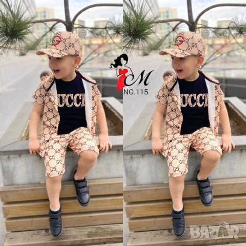 детски комплекти burberry fendi gucci, снимка 4 - Детски комплекти - 51457681