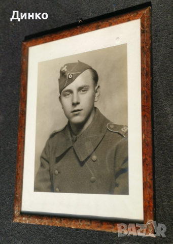 Снимка на немски войник от ВСВ оригинал , снимка 6 - Антикварни и старинни предмети - 44632736