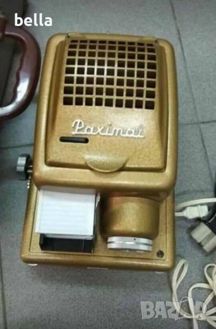 Един от първите слайд проектори-Paximat от Карл Браун,Германия,-50 те годиини,работещ,с куфар , снимка 2 - Антикварни и старинни предмети - 52463215