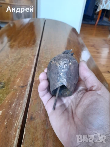 Стар звънец,хлопка,чан #5, снимка 3 - Други ценни предмети - 50715811