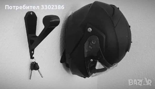 Поставка за каска на мотор 