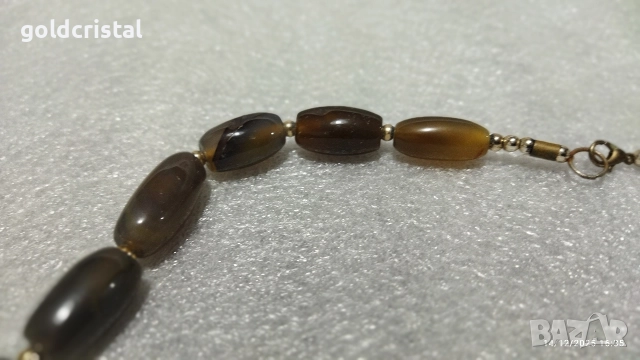 Стар накит гердан от ахат , снимка 4 - Антикварни и старинни предмети - 52795391