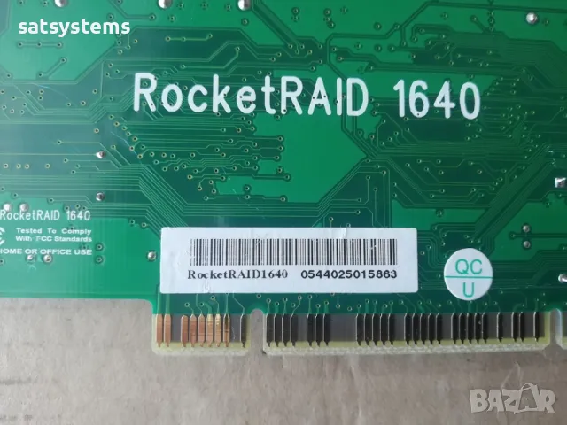 HighPoint Rocket Raid 1640 PCI 4x Sata Internal Raid Controller Card, снимка 12 - Други - 48130900