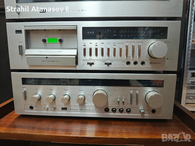 SANSUI A-7/T-7/RS-7/D-300M- КОМПЛЕКТ , снимка 4 - Аудиосистеми - 39492950
