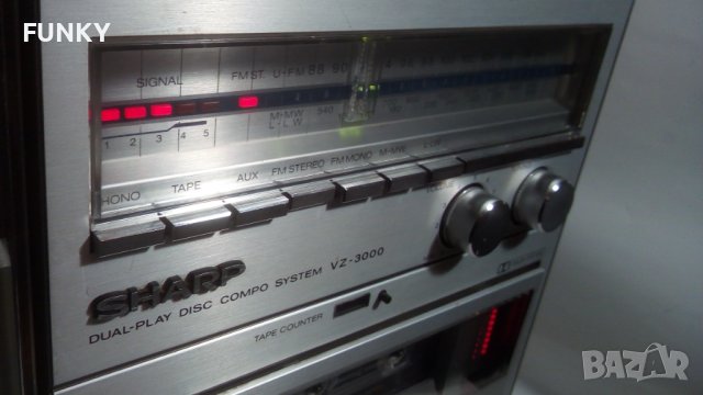 Sharp VZ-3000H Linear Record Player, снимка 11 - Радиокасетофони, транзистори - 39771388