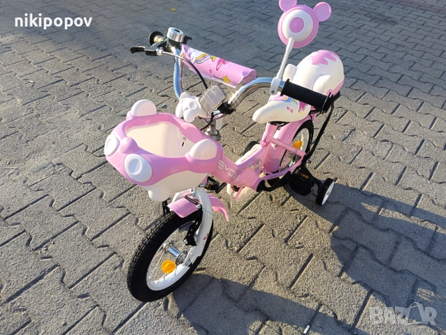 BYOX Велосипед 12" 1202 розов, снимка 11 - Велосипеди - 53759019