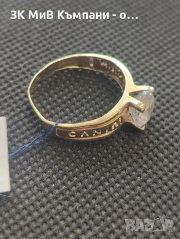 Златен пръстен 2.9гр 14к , снимка 4 - Пръстени - 53329473