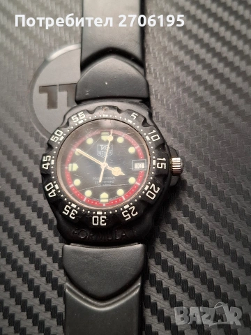 РЯДЪК часовник Tag Heuer 35 мм Formula 1 с черно-червен циферблат Ana Design 383.513/1!, снимка 6 - Мъжки - 53305099