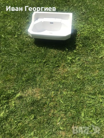 Керамична бяла мивка за баня 50х40см с дефект , снимка 3 - Мивки - 41717731