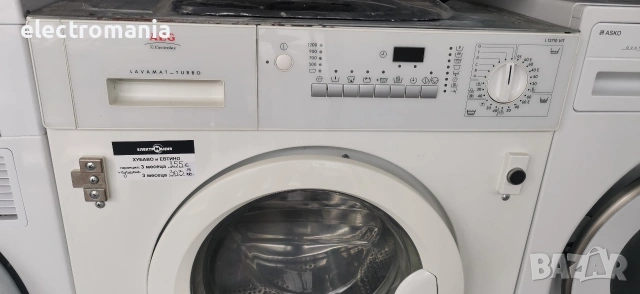 пералня със сушилня за вграждане,AEG’ Lavamat_Turbo L12710V/T 5+3кг, снимка 8 - Перални - 42899805