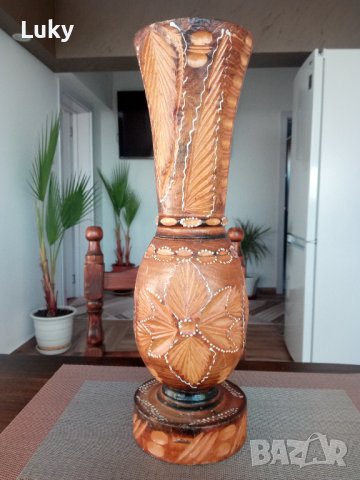 Продавам голяма, красива и стилна  ваза--керамика(глина).Ръчна изработка., снимка 14 - Други ценни предмети - 39245363