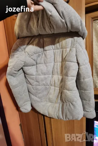 Пухкаво памучно трикотажно яке, снимка 2 - Якета - 50025756