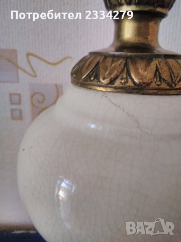 Порцеланови настолни лампи стари,изработка в Италия , снимка 4 - Настолни лампи - 41856637