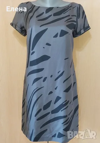 Рокля M&S.100%коприна.размер M., снимка 4 - Рокли - 50239670