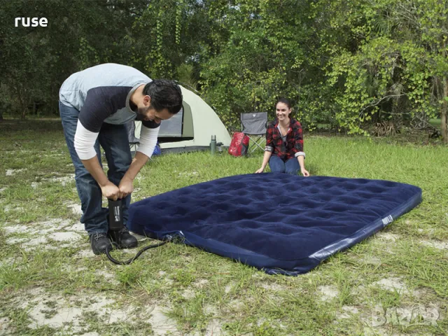 НОВИ! Надуваем матрак легло двоен голям Bestway 203x183x22см, снимка 7 - Надуваеми легла - 47339875