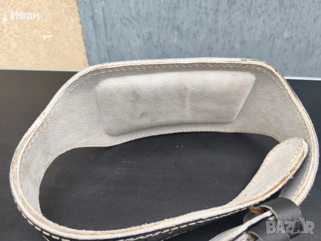 кожен фитнес колан Team P N, снимка 3 - Спортна екипировка - 53634023