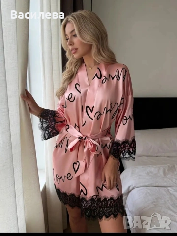 Халат сатенен