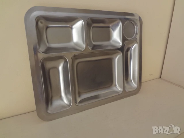 Поднос за хранене- тип войнишки, снимка 3 - Аксесоари за кухня - 51144160