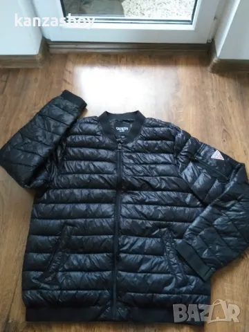Guess Bomber Puffer Jacket Men's Zip Front - страхотно мъжко яке КАТО НОВО Л, снимка 8 - Якета - 48396592