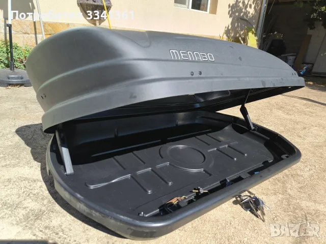 Автобокс Menabo – Кутия за покрив Menabo Mania 320 Black, снимка 3 - Аксесоари и консумативи - 56208815