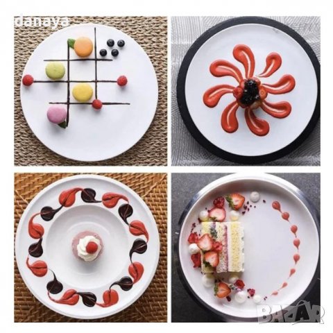 3361 Сладкарска лъжица за декориране на десерти и предястия, снимка 6 - Прибори за хранене, готвене и сервиране - 39486493