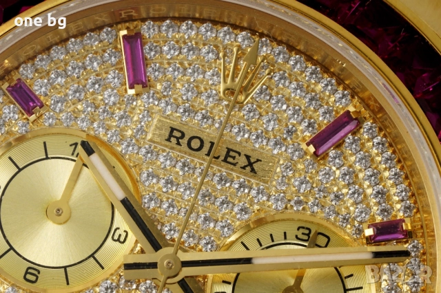 Rolex Cosmograph Daytona Diamond Red Rubin Limited Edition , снимка 8 - Луксозни - 52530724