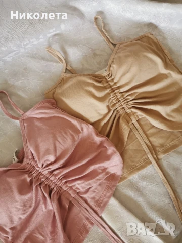 Сет 2 броя топ с връзки, снимка 7 - Корсети, бюстиета, топове - 50697545