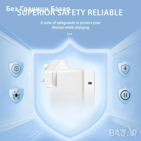 Ново 96W USB C Зарядно за MacBook Pro, iPad, Lenovo - Бързо и Мощно, снимка 5 - Друга електроника - 47654670