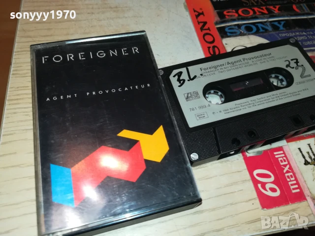 FOREIGNER-ORIGINAL TAPE 1508251854, снимка 3 - Аудио касети - 51378638