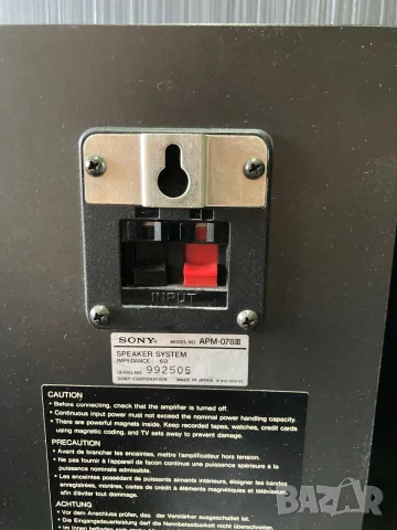SONY APM-078 III , снимка 15 - Тонколони - 55707642