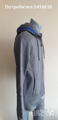 Hugo Boss Saggy Hoodie Full Zip Regular Fit Mens Size М ОРИГИНАЛ! Суичер с цял Цип!, снимка 15 - Спортни дрехи, екипи - 36181090