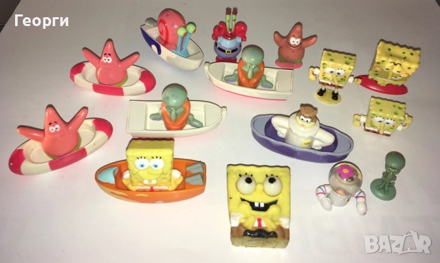 Лот Спонджбоб фигурки SpongeBob Viacom от Италия, снимка 3 - Фигурки - 52752387