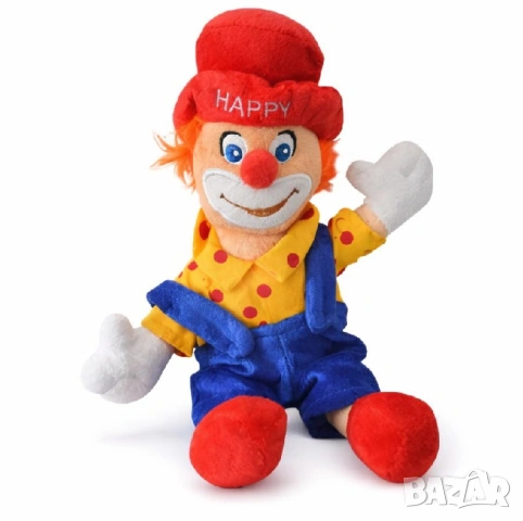  Плюшена играчка палячо HAPPY 25 см - кукла за гушкане