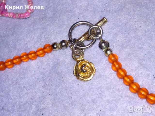 ДВЕ СТАРИ МЪНИСТЕНИ ГЕРДАНЧЕТА КОЛИЕТА РЪЧНА ИЗРАБОТКА ФИНИ НЕЖНИ БЛЕСТЯЩИ 38942, снимка 9 - Колиета, медальони, синджири - 41865539