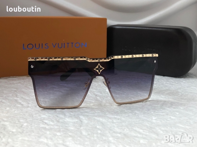 Louis Vuitton 2022 висок клас мъжки слънчеви очила унисекс дамски тип маска, снимка 8 - Слънчеви и диоптрични очила - 36063830