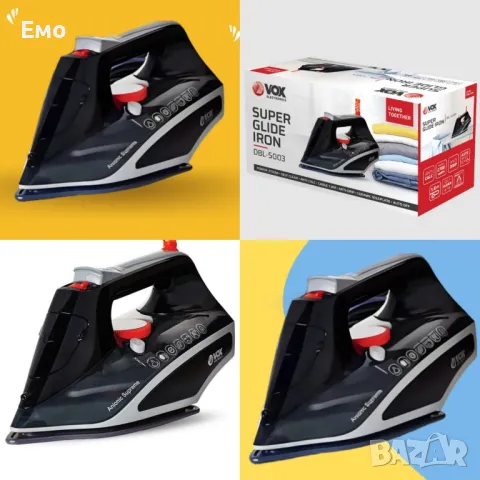 Парна ютия - 2700W мощност, керамична плоча и автоматично изключване за перфектни резултати