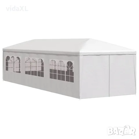 vidaXL Парти шатра, 3х9 м, бяла, снимка 3 - Палатки - 56148390