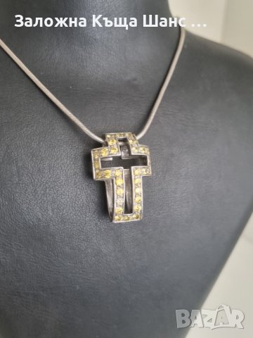 Сребърен кръст , снимка 5 - Колиета, медальони, синджири - 41921494