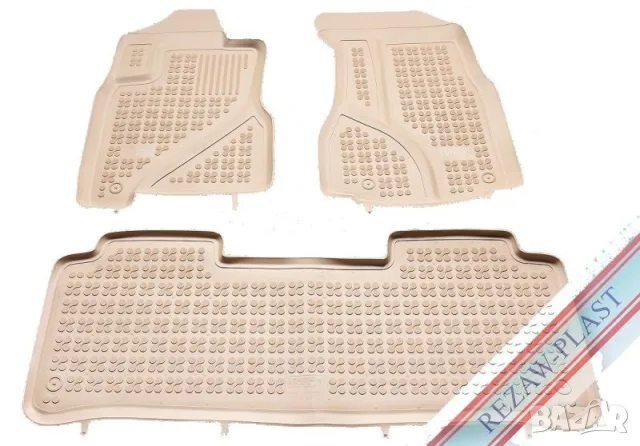 Гумени стелки Rezaw-Plast за Honda CR-V (2002-2007) - тип леген - Бежови