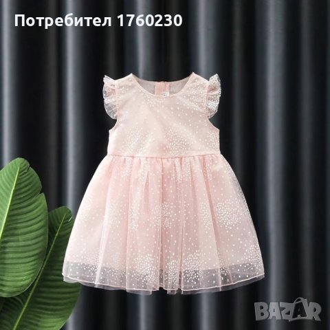 Официална детска рокличка с тюл и пеперуда , снимка 9 - Детски рокли и поли - 44274429