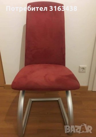 Червени тежки столове, снимка 3 - Столове - 36013706