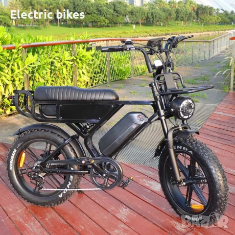 Електрически велосипед X90 MAX – 20″ Fatbike, ДВОЙНА БАТЕРИЯ, 48V 26Ah, 750W, снимка 3 - Велосипеди - 52960610