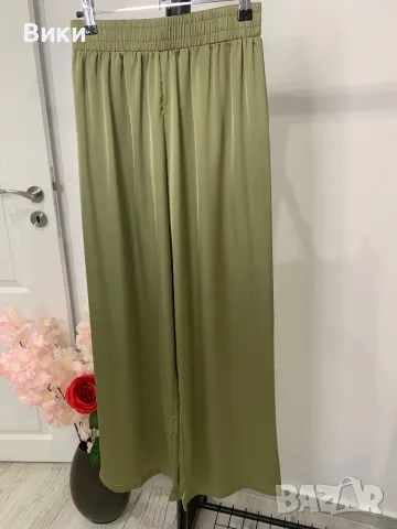 Сатенен панталон в размер S-M, снимка 10 - Панталони - 49337479