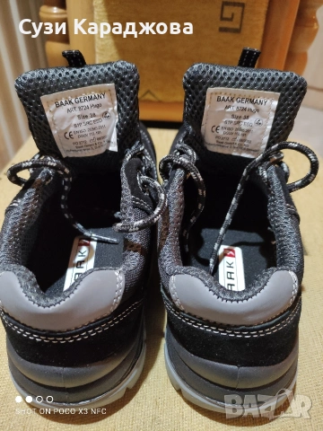 Велурени защитни работни обувки, снимка 10 - Други - 53214669