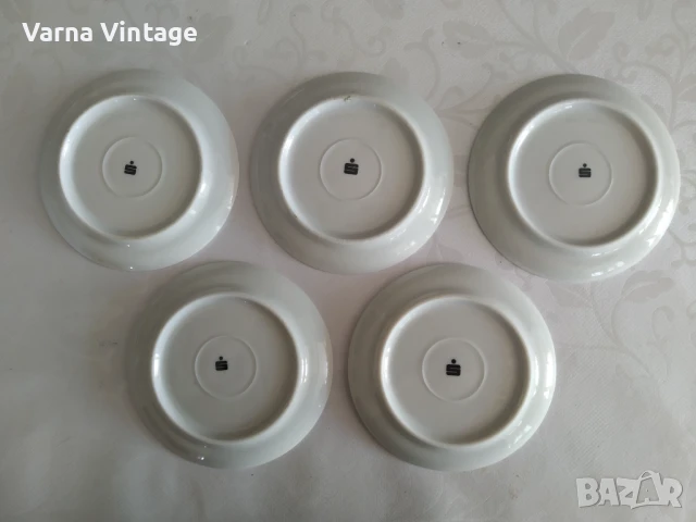 Комплект от пет малки колекционерски чинийки Лангерфелд.  Германия., снимка 5 - Колекции - 50703300