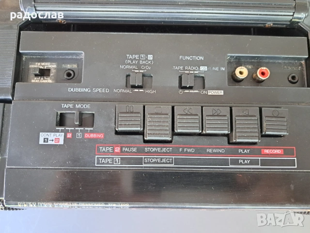 SHARP WQ-T238H(BK), снимка 7 - Радиокасетофони, транзистори - 53696229