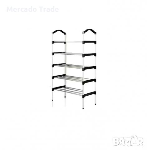 Етажерка Mercado Trade, За обувки, Метал, 5 рафта