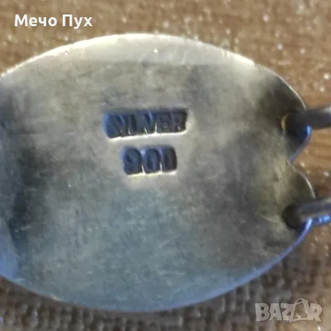 Стара сребърна гривна (317), снимка 3 - Гривни - 49934808